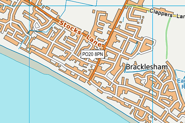 PO20 8PN map - OS VectorMap District (Ordnance Survey) PO20 8PN map - OS VectorMap District (Ordnance Survey)