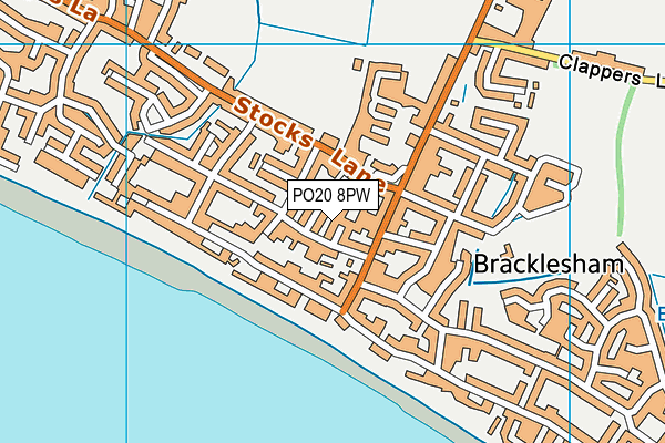 PO20 8PW map - OS VectorMap District (Ordnance Survey) PO20 8PW map - OS VectorMap District (Ordnance Survey)