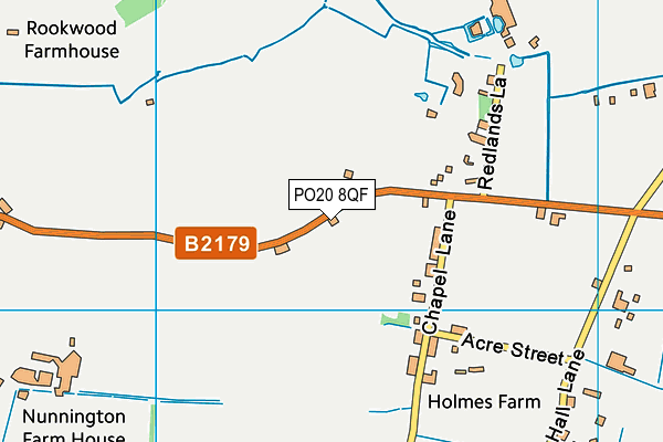 PO20 8QF map - OS VectorMap District (Ordnance Survey) PO20 8QF map - OS VectorMap District (Ordnance Survey)