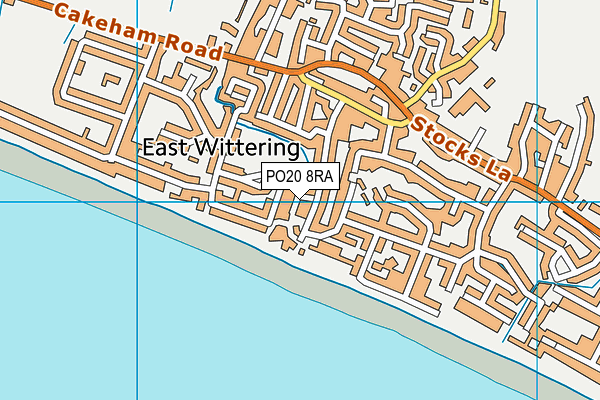 PO20 8RA map - OS VectorMap District (Ordnance Survey) PO20 8RA map - OS VectorMap District (Ordnance Survey)