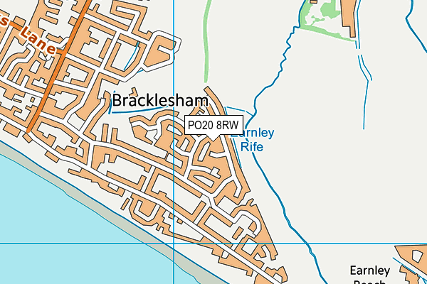 PO20 8RW map - OS VectorMap District (Ordnance Survey) PO20 8RW map - OS VectorMap District (Ordnance Survey)