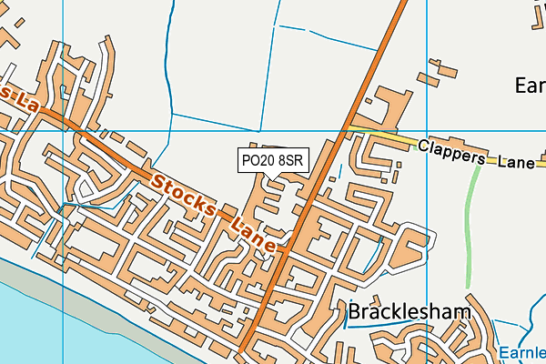 PO20 8SR map - OS VectorMap District (Ordnance Survey) PO20 8SR map - OS VectorMap District (Ordnance Survey)