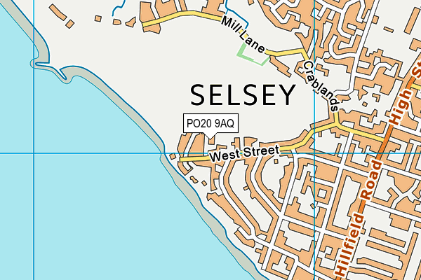 PO20 9AQ map - OS VectorMap District (Ordnance Survey)