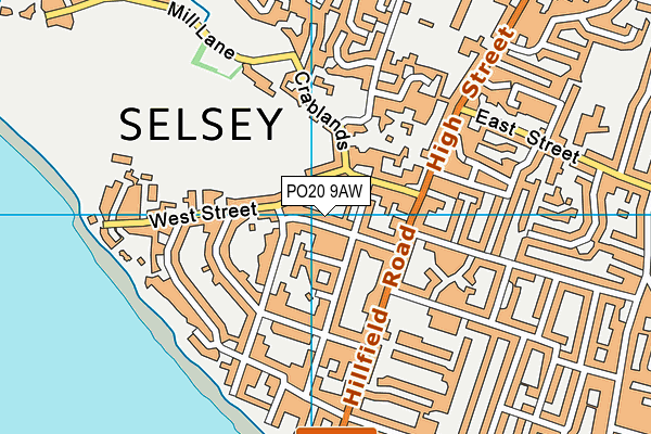 PO20 9AW map - OS VectorMap District (Ordnance Survey)