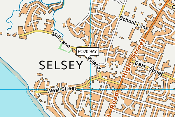 PO20 9AY map - OS VectorMap District (Ordnance Survey) PO20 9AY map - OS VectorMap District (Ordnance Survey)