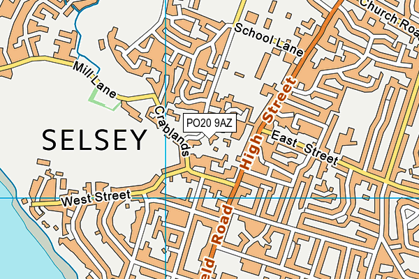 PO20 9AZ map - OS VectorMap District (Ordnance Survey) PO20 9AZ map - OS VectorMap District (Ordnance Survey)