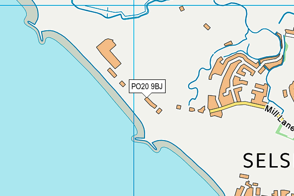 PO20 9BJ map - OS VectorMap District (Ordnance Survey) PO20 9BJ map - OS VectorMap District (Ordnance Survey)