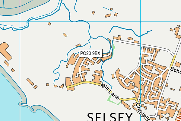 PO20 9BX map - OS VectorMap District (Ordnance Survey) PO20 9BX map - OS VectorMap District (Ordnance Survey)