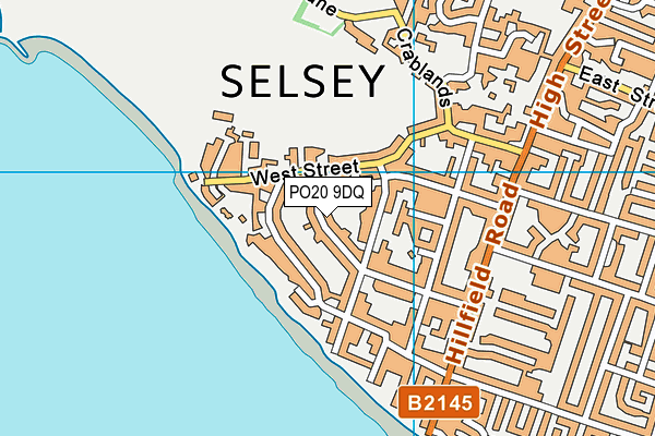 PO20 9DQ map - OS VectorMap District (Ordnance Survey)