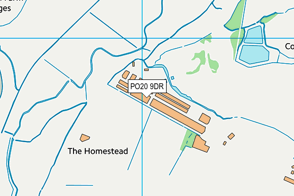 PO20 9DR map - OS VectorMap District (Ordnance Survey) PO20 9DR map - OS VectorMap District (Ordnance Survey)