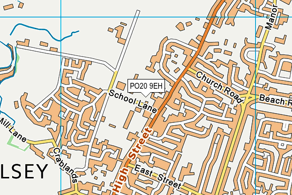 PO20 9EH map - OS VectorMap District (Ordnance Survey) PO20 9EH map - OS VectorMap District (Ordnance Survey)