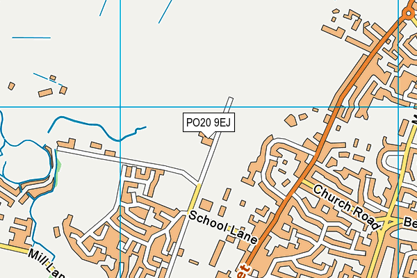 PO20 9EJ map - OS VectorMap District (Ordnance Survey) PO20 9EJ map - OS VectorMap District (Ordnance Survey)