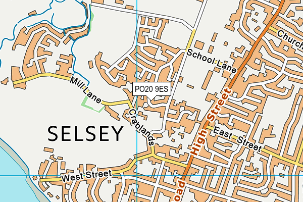 PO20 9ES map - OS VectorMap District (Ordnance Survey) PO20 9ES map - OS VectorMap District (Ordnance Survey)