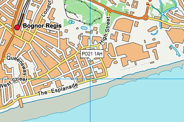 PO21 1AH map - OS VectorMap District (Ordnance Survey) PO21 1AH map - OS VectorMap District (Ordnance Survey)