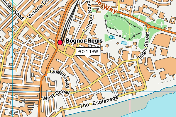 PO21 1BW map - OS VectorMap District (Ordnance Survey) PO21 1BW map - OS VectorMap District (Ordnance Survey)