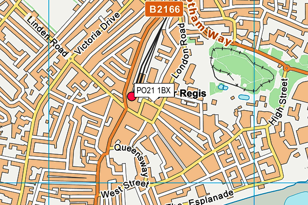 PO21 1BX map - OS VectorMap District (Ordnance Survey) PO21 1BX map - OS VectorMap District (Ordnance Survey)