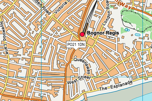 PO21 1DN map - OS VectorMap District (Ordnance Survey) PO21 1DN map - OS VectorMap District (Ordnance Survey)