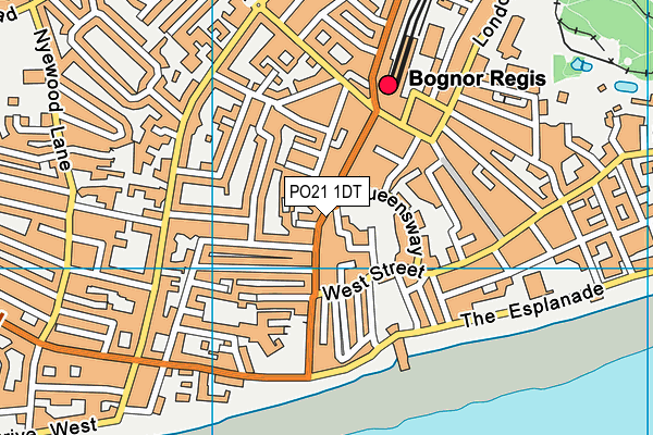 PO21 1DT map - OS VectorMap District (Ordnance Survey) PO21 1DT map - OS VectorMap District (Ordnance Survey)