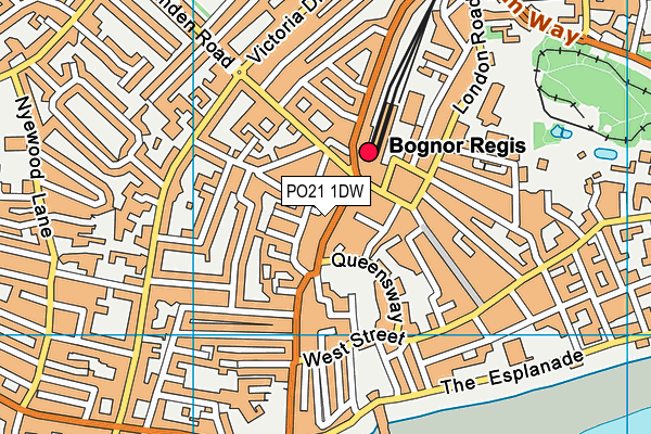 PO21 1DW map - OS VectorMap District (Ordnance Survey) PO21 1DW map - OS VectorMap District (Ordnance Survey)