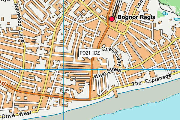 PO21 1DZ map - OS VectorMap District (Ordnance Survey) PO21 1DZ map - OS VectorMap District (Ordnance Survey)