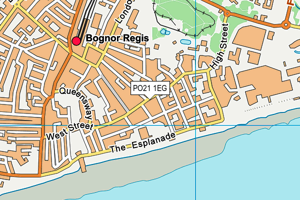 PO21 1EG map - OS VectorMap District (Ordnance Survey) PO21 1EG map - OS VectorMap District (Ordnance Survey)