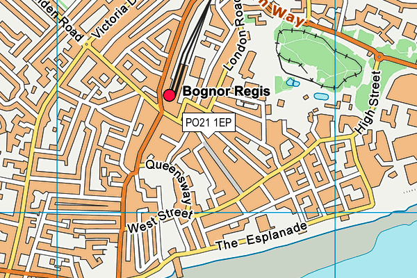 PO21 1EP map - OS VectorMap District (Ordnance Survey) PO21 1EP map - OS VectorMap District (Ordnance Survey)