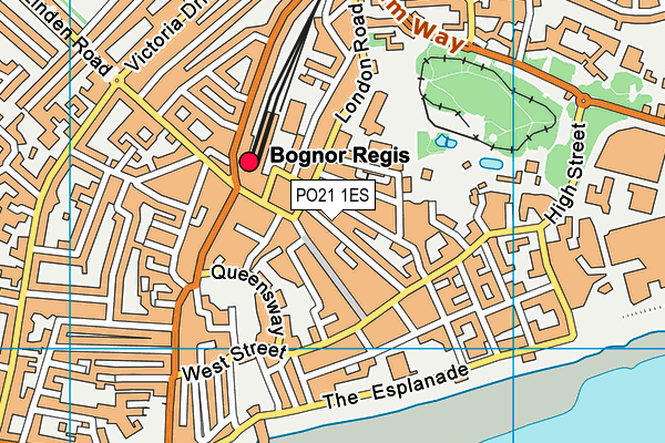 PO21 1ES map - OS VectorMap District (Ordnance Survey) PO21 1ES map - OS VectorMap District (Ordnance Survey)