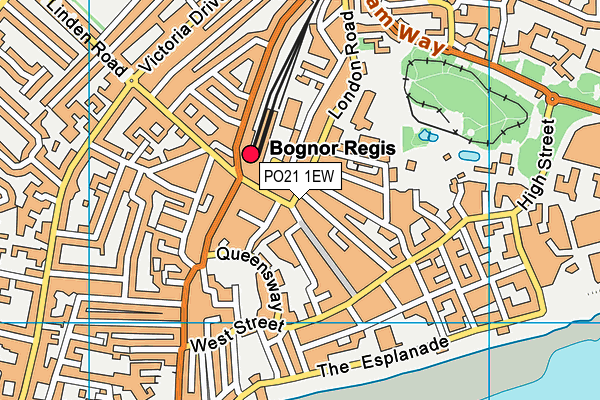 PO21 1EW map - OS VectorMap District (Ordnance Survey) PO21 1EW map - OS VectorMap District (Ordnance Survey)