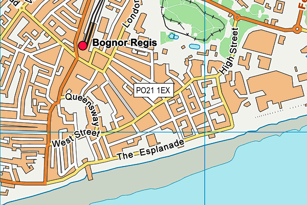 PO21 1EX map - OS VectorMap District (Ordnance Survey) PO21 1EX map - OS VectorMap District (Ordnance Survey)