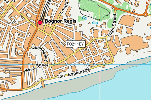 PO21 1EY map - OS VectorMap District (Ordnance Survey) PO21 1EY map - OS VectorMap District (Ordnance Survey)