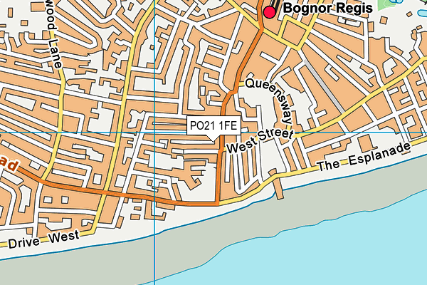 PO21 1FE map - OS VectorMap District (Ordnance Survey) PO21 1FE map - OS VectorMap District (Ordnance Survey)