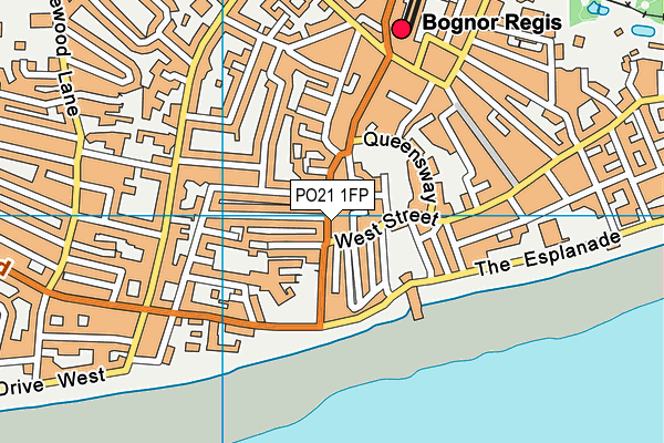 PO21 1FP map - OS VectorMap District (Ordnance Survey) PO21 1FP map - OS VectorMap District (Ordnance Survey)