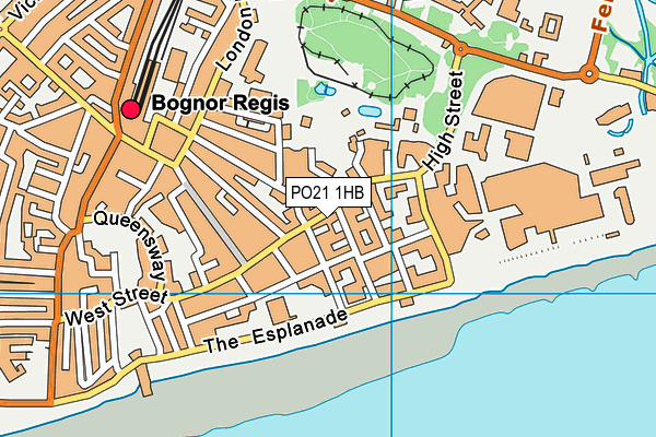 PO21 1HB map - OS VectorMap District (Ordnance Survey) PO21 1HB map - OS VectorMap District (Ordnance Survey)