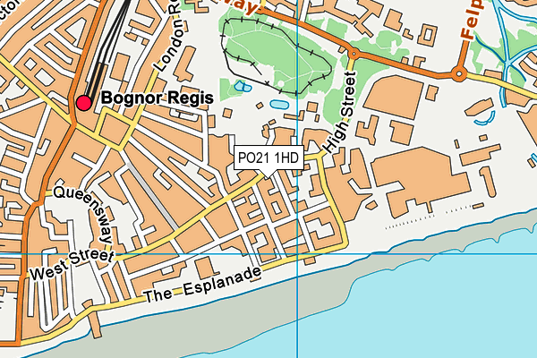 PO21 1HD map - OS VectorMap District (Ordnance Survey) PO21 1HD map - OS VectorMap District (Ordnance Survey)