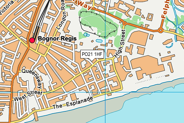 PO21 1HF map - OS VectorMap District (Ordnance Survey) PO21 1HF map - OS VectorMap District (Ordnance Survey)