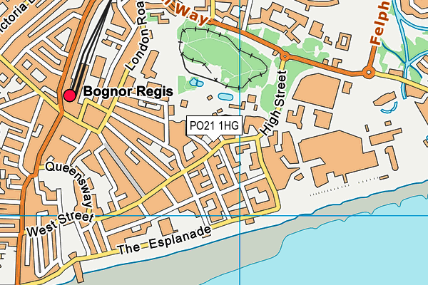 PO21 1HG map - OS VectorMap District (Ordnance Survey) PO21 1HG map - OS VectorMap District (Ordnance Survey)