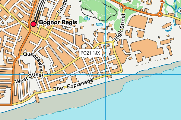 PO21 1JX map - OS VectorMap District (Ordnance Survey) PO21 1JX map - OS VectorMap District (Ordnance Survey)