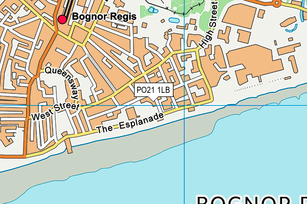 PO21 1LB map - OS VectorMap District (Ordnance Survey) PO21 1LB map - OS VectorMap District (Ordnance Survey)