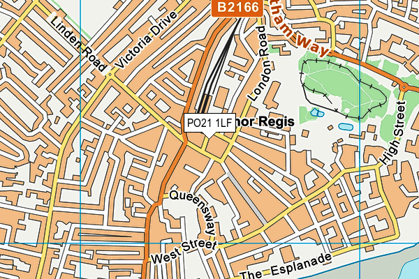 PO21 1LF map - OS VectorMap District (Ordnance Survey) PO21 1LF map - OS VectorMap District (Ordnance Survey)
