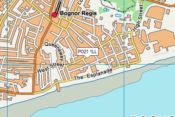 PO21 1LL map - OS VectorMap District (Ordnance Survey) PO21 1LL map - OS VectorMap District (Ordnance Survey)