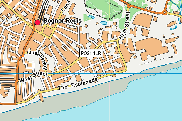 PO21 1LR map - OS VectorMap District (Ordnance Survey) PO21 1LR map - OS VectorMap District (Ordnance Survey)