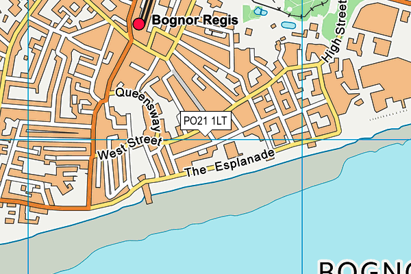 PO21 1LT map - OS VectorMap District (Ordnance Survey) PO21 1LT map - OS VectorMap District (Ordnance Survey)