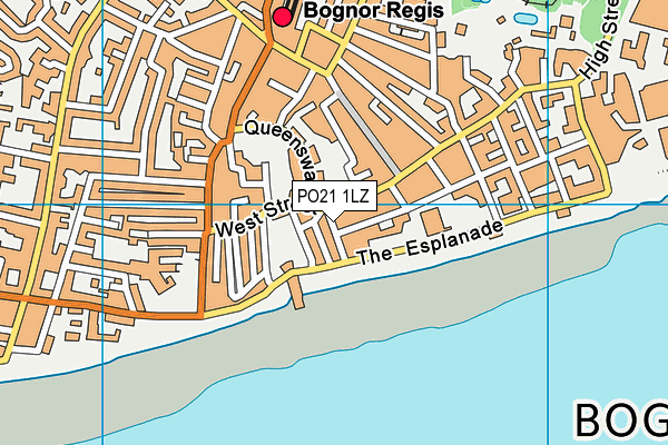 PO21 1LZ map - OS VectorMap District (Ordnance Survey) PO21 1LZ map - OS VectorMap District (Ordnance Survey)