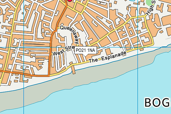 PO21 1NA map - OS VectorMap District (Ordnance Survey) PO21 1NA map - OS VectorMap District (Ordnance Survey)