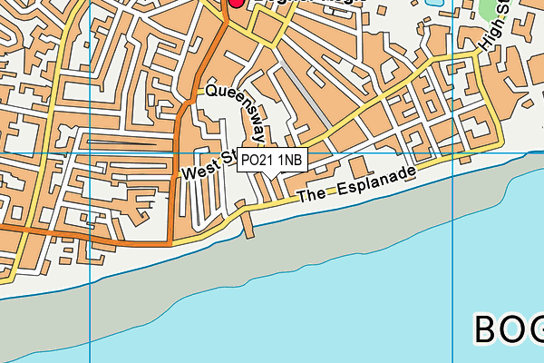 PO21 1NB map - OS VectorMap District (Ordnance Survey) PO21 1NB map - OS VectorMap District (Ordnance Survey)