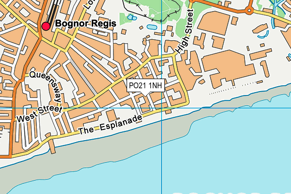 PO21 1NH map - OS VectorMap District (Ordnance Survey)