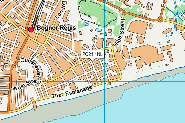 PO21 1NL map - OS VectorMap District (Ordnance Survey) PO21 1NL map - OS VectorMap District (Ordnance Survey)