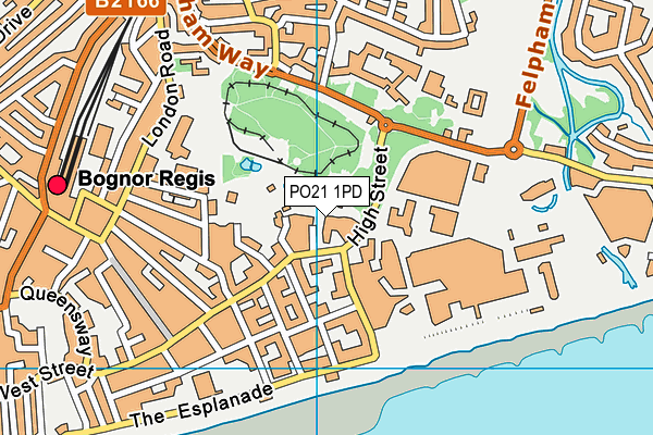 PO21 1PD map - OS VectorMap District (Ordnance Survey) PO21 1PD map - OS VectorMap District (Ordnance Survey)