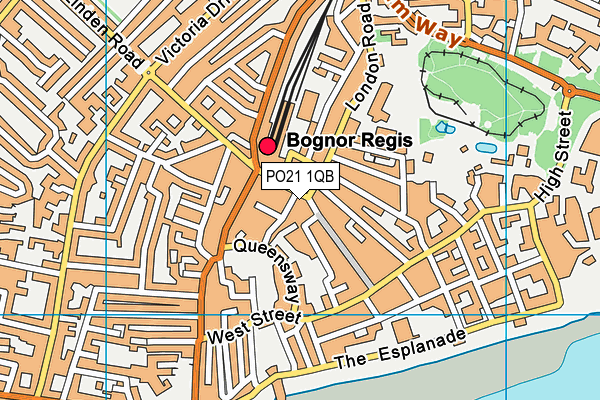 PO21 1QB map - OS VectorMap District (Ordnance Survey) PO21 1QB map - OS VectorMap District (Ordnance Survey)