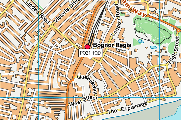 PO21 1QD map - OS VectorMap District (Ordnance Survey) PO21 1QD map - OS VectorMap District (Ordnance Survey)
